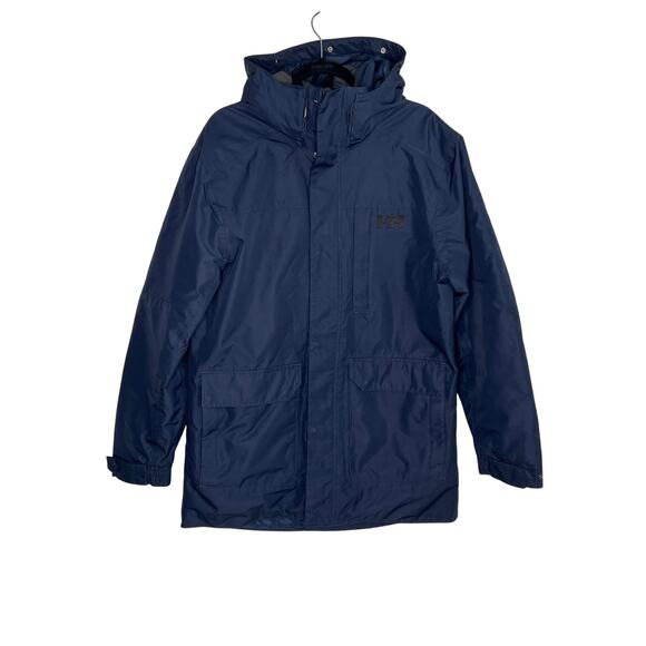 Helly Hansen Parka Long Sleeve Full Zip Hooded Jacket Men’s Size Large - Picture 1 of 10